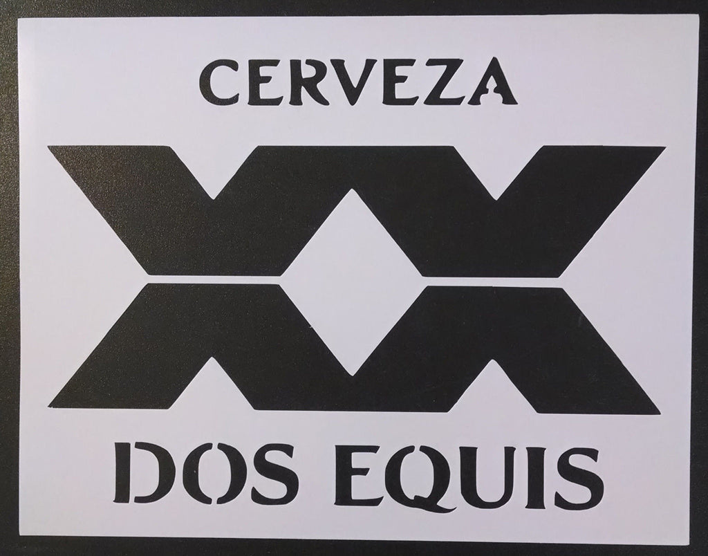 Dos Equis Stencil