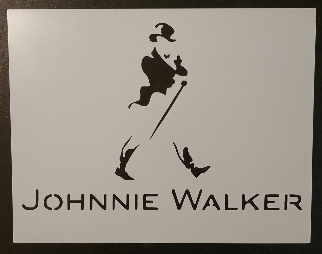 Johnnie Walker Scotch Whisky Whiskey - Stencil