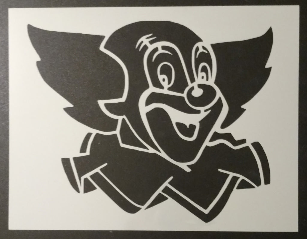 Clown Face - Stencil