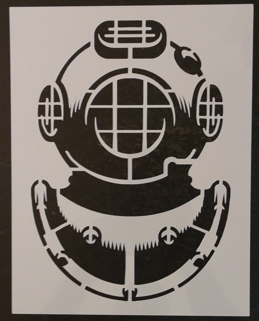 Navy Dive Helmet Diver Helmet Custom Stencil