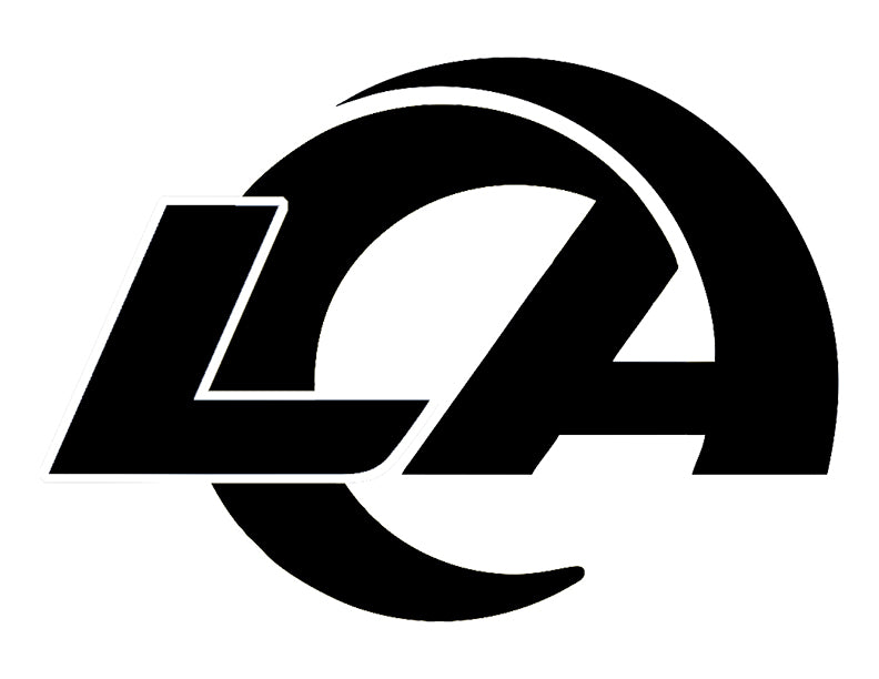 Los Angeles Rams LA Rams 11" x 8.5" Custom Stencil 3 FAST FREE SHIPPING