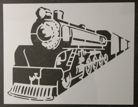 Train Locomotive Steam Engine Custom Stencil - Fast Free Shipping