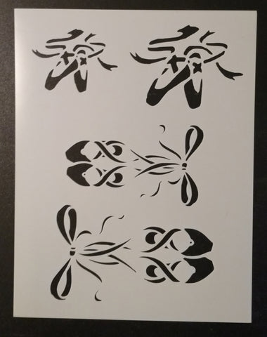 Ballet Slippers - Stencil