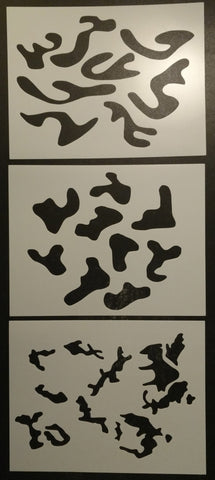 Army Camo - 3 Stencil Set