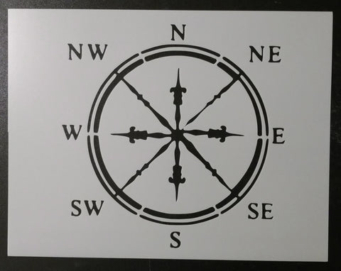 Classic Compass - Stencil