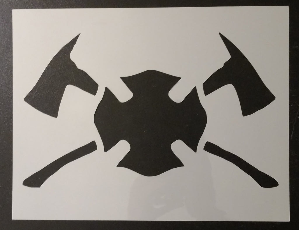 Fire Axes Custom Stencil