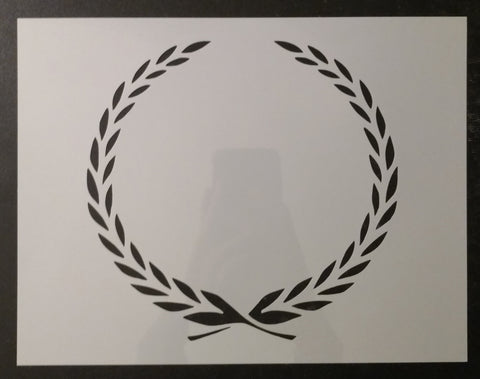Cadillac Leaf Leaves Wreath Border Symbol Custom Stencil