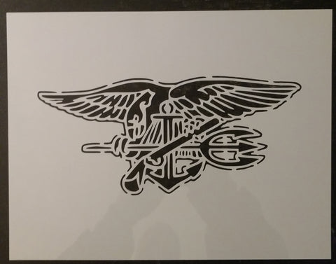 U.S. Navy Trident Custom Stencil