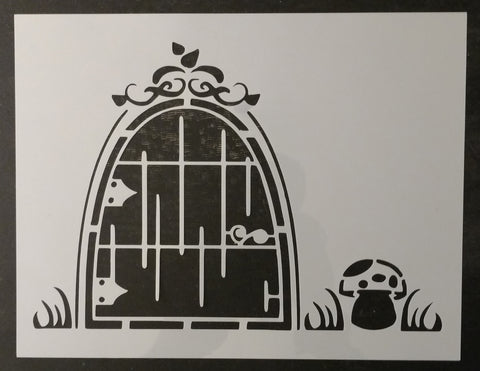 Fairy Door Fairie Door Custom Stencil