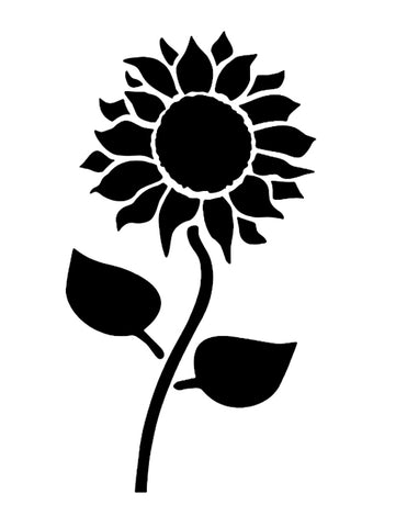 Sunflower Sun Flower - Custom Stencil