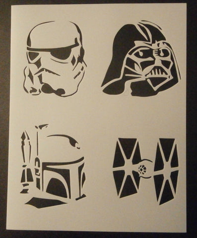 Star Wars Bad Guys - Stencil